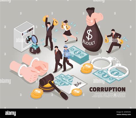 Drawing Of A Corruption stock illustrations.